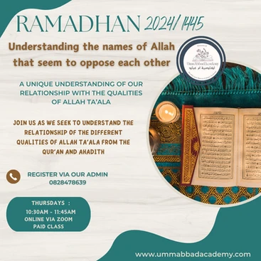 Original Academy artwork for Names of Allah