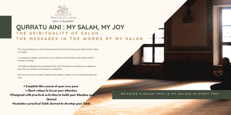 Original Academy artwork for Qurratu Aini My Salah My Joy